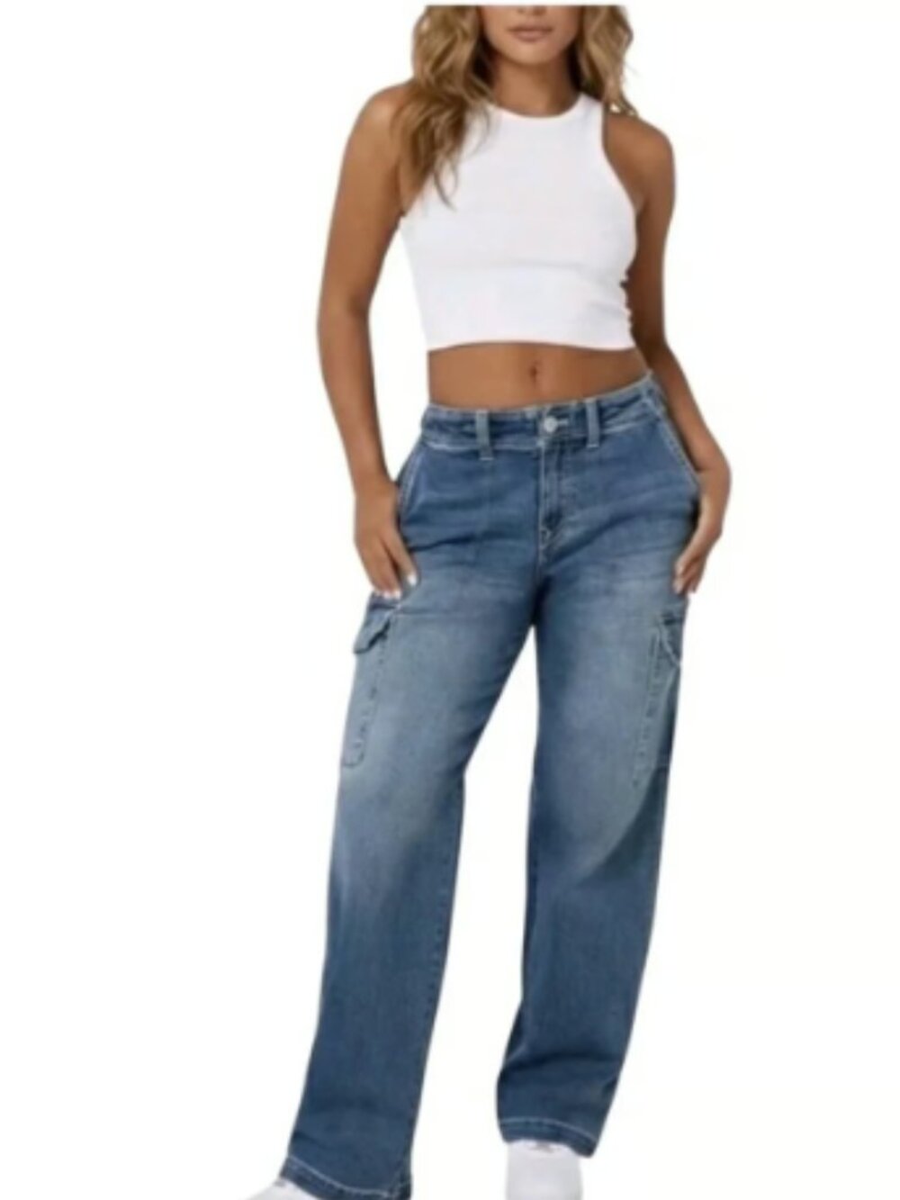 TRUE RELIGION CARGO CARPENTER JEANS STRAIGHT NWT $179 27 W